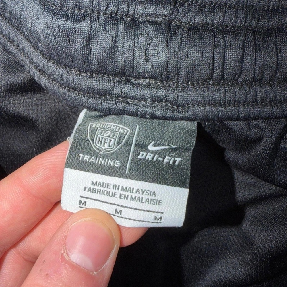 Nike Men’s Black Athletic Shorts with Blue & White Accents - Picture 5 of 5